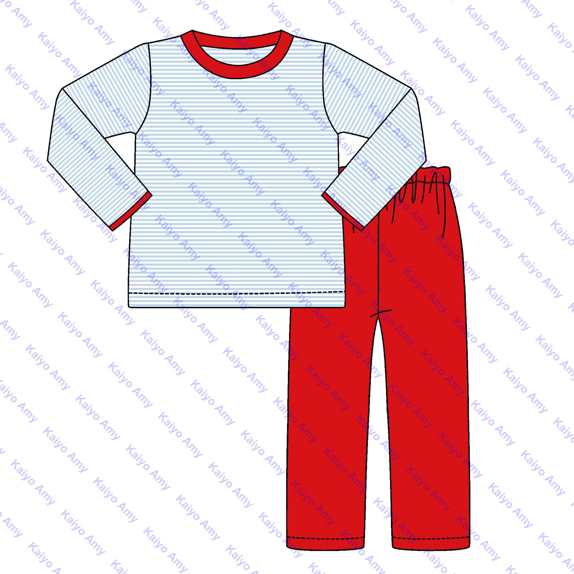 children's clothing wholesale boys clothing sets Christmas stripe matching kids girls ruffle leggings set