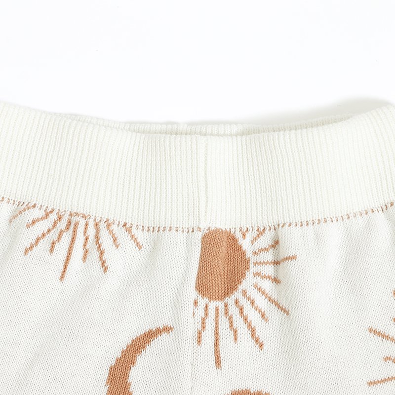 2024 New Design Newborn toddler boys 2 Pieces Baby Clothes clothing sets 100% cotton knitted little girls clothing sets