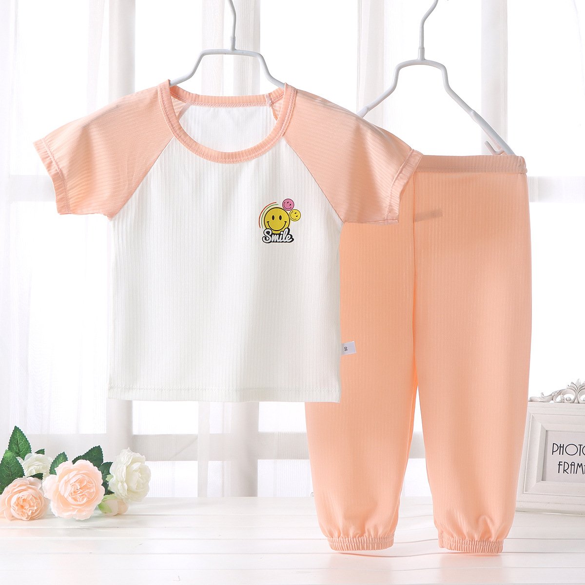2024 Fashion Boys and Girls Clothing Sets Kids Summer Pajamas Sets Short Sleeve T-shirt Pants 2PCS Children Clothes