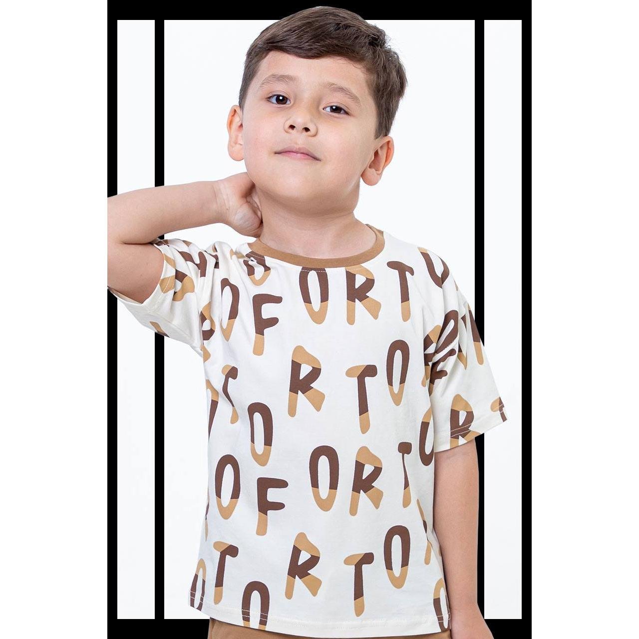 Conyson 2024 New Summer Kids Clothing Set for Boys Casual Letter T-shirt and Shorts Outfit