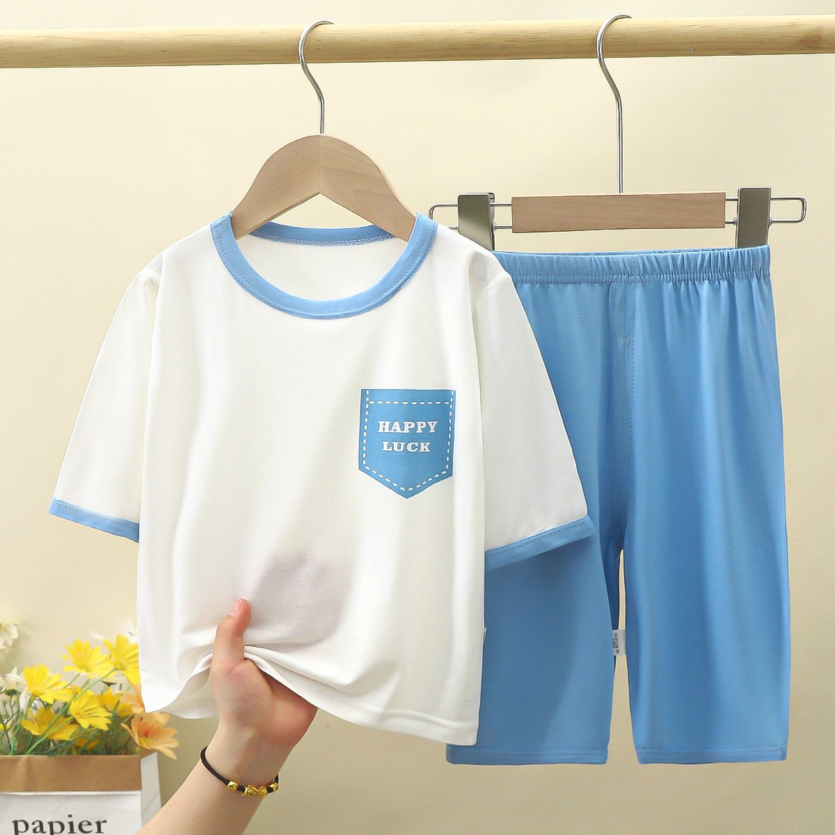 ODM Supply Summer Comfortable Leisure Style Boys Clothing Sets for Children's Leisure Time