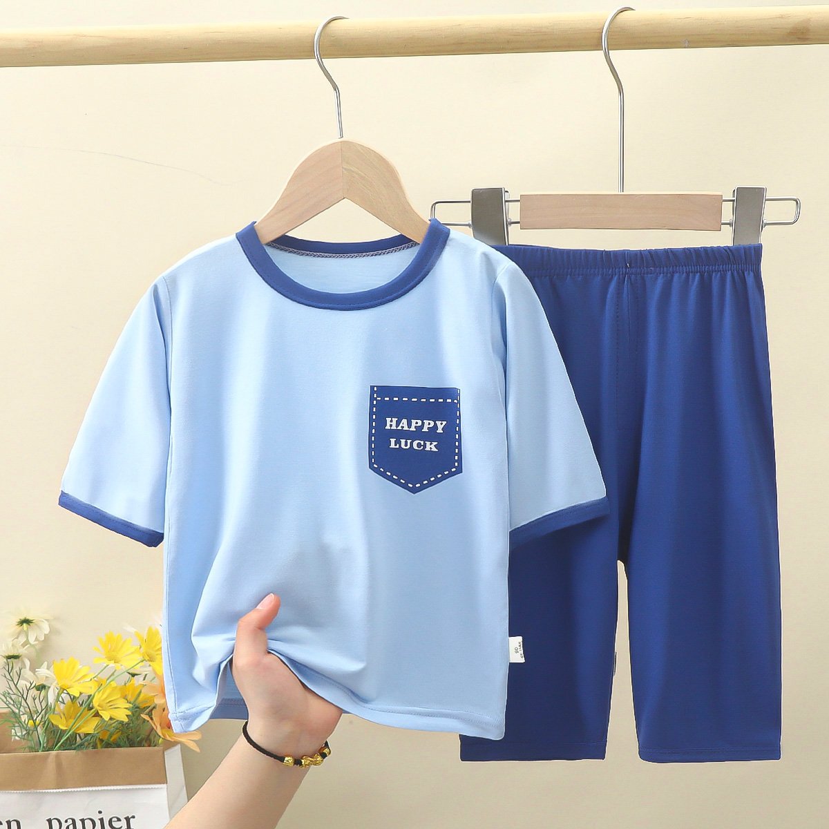 ODM Supply Summer Comfortable Leisure Style Boys Clothing Sets for Children's Leisure Time