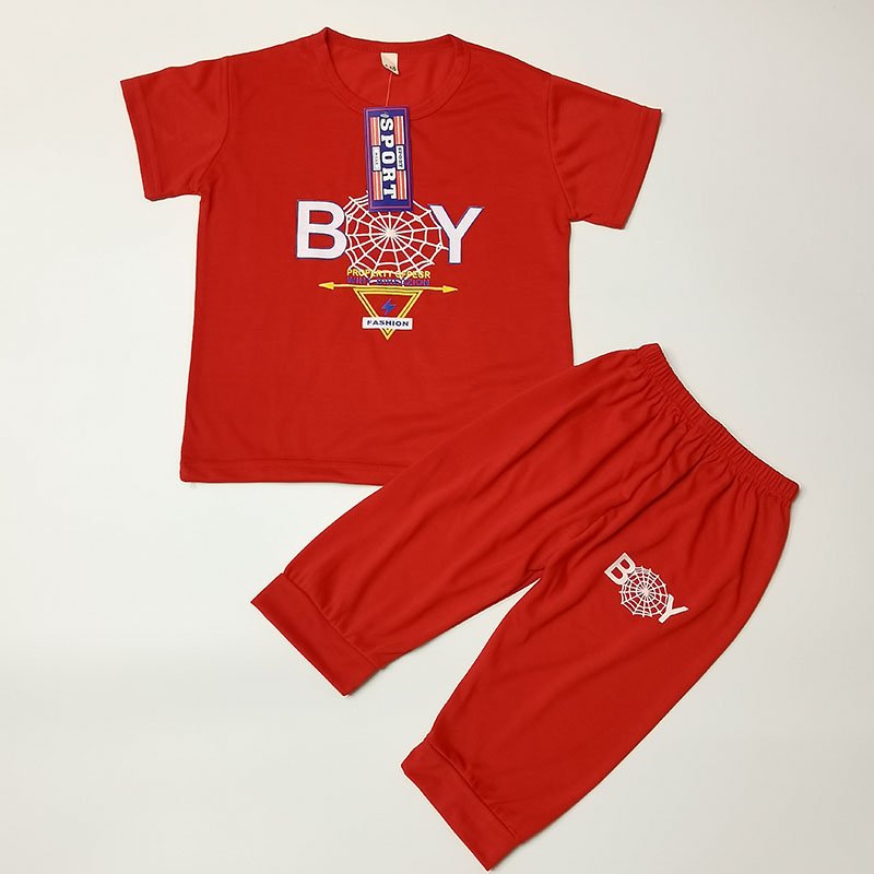2024 Fashion Design Children Short Sleeve T Shirts Cartoon Print Suits Summer For Kids Children's Clothes