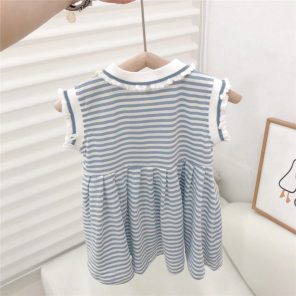 Factory Customized 2023 Brother And Sister Clothing Trendy Short Sleeve Polo Dress T-shirt Shorts Boys And Girls Clothing Sets