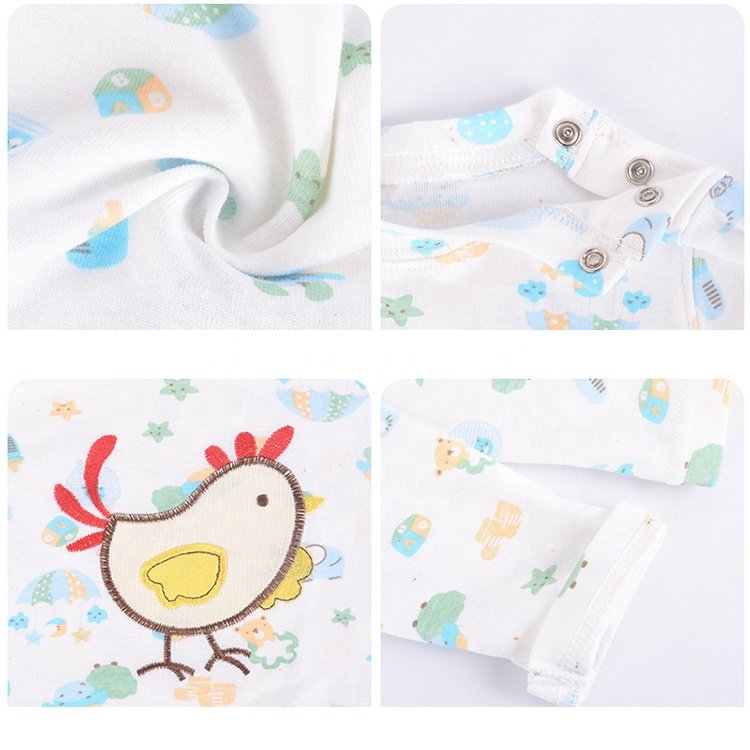 Toddler kids boys girls baby t-shirt 5-piece mixed design baby clothes baby long sleeve