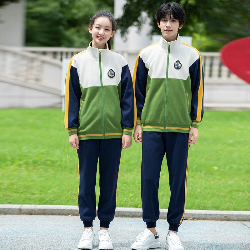High Quality Tracksuit Kids Zip Up Winter Fleece Tracksuit With Pocket Cheap School Track Suit For Children