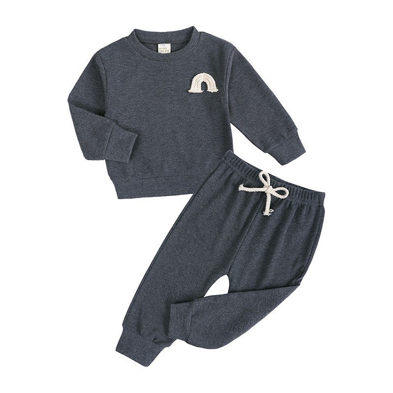 child Tracksuit sportswear Ins clothes fashion sport suit and pant jogger set autumn winter kids clothing boys tracksuit sets