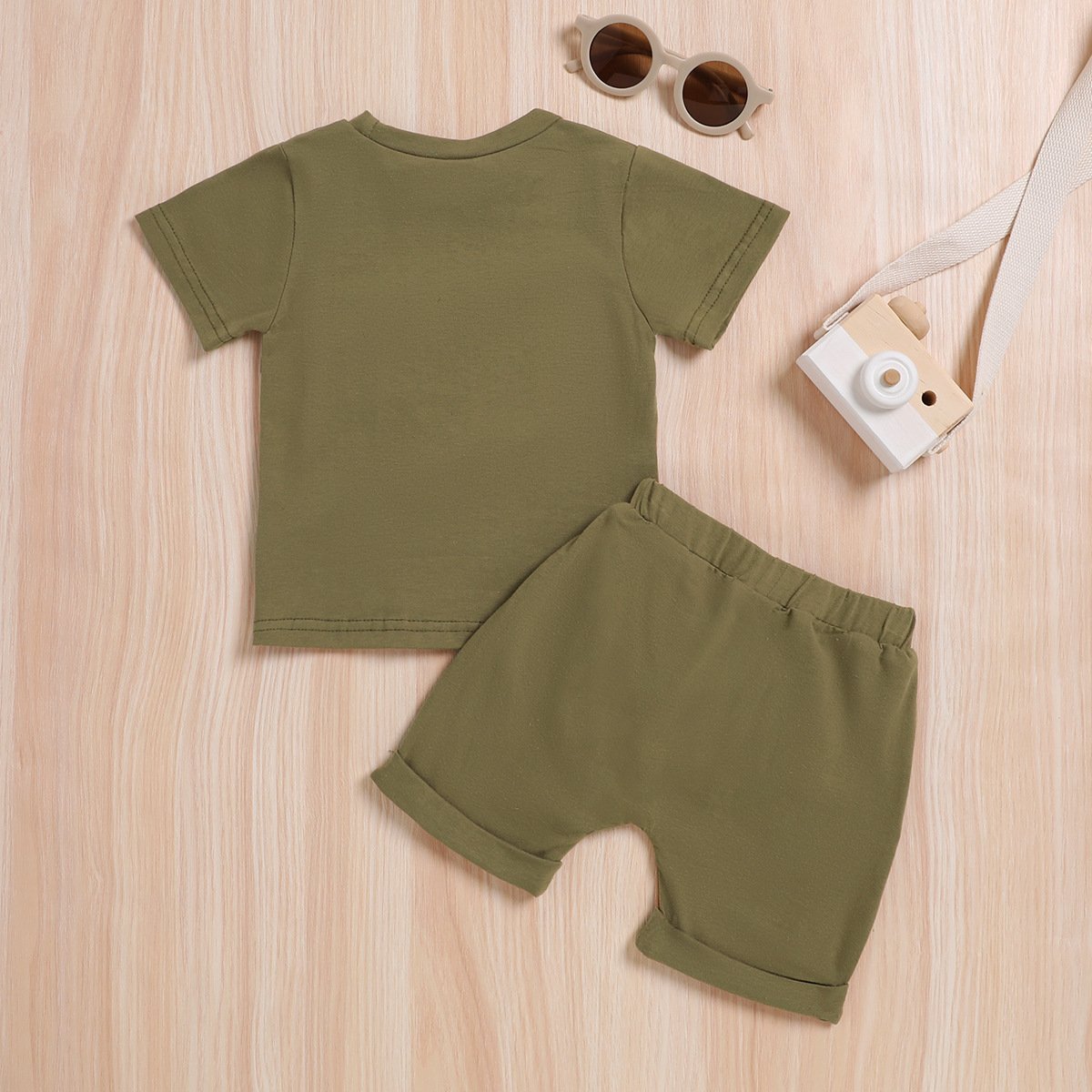 Toddler Boy Cotton Matching T-shirt Shorts Boys Clothing Set Casual Trendy Quality Boys Tracksuit Clothing Set