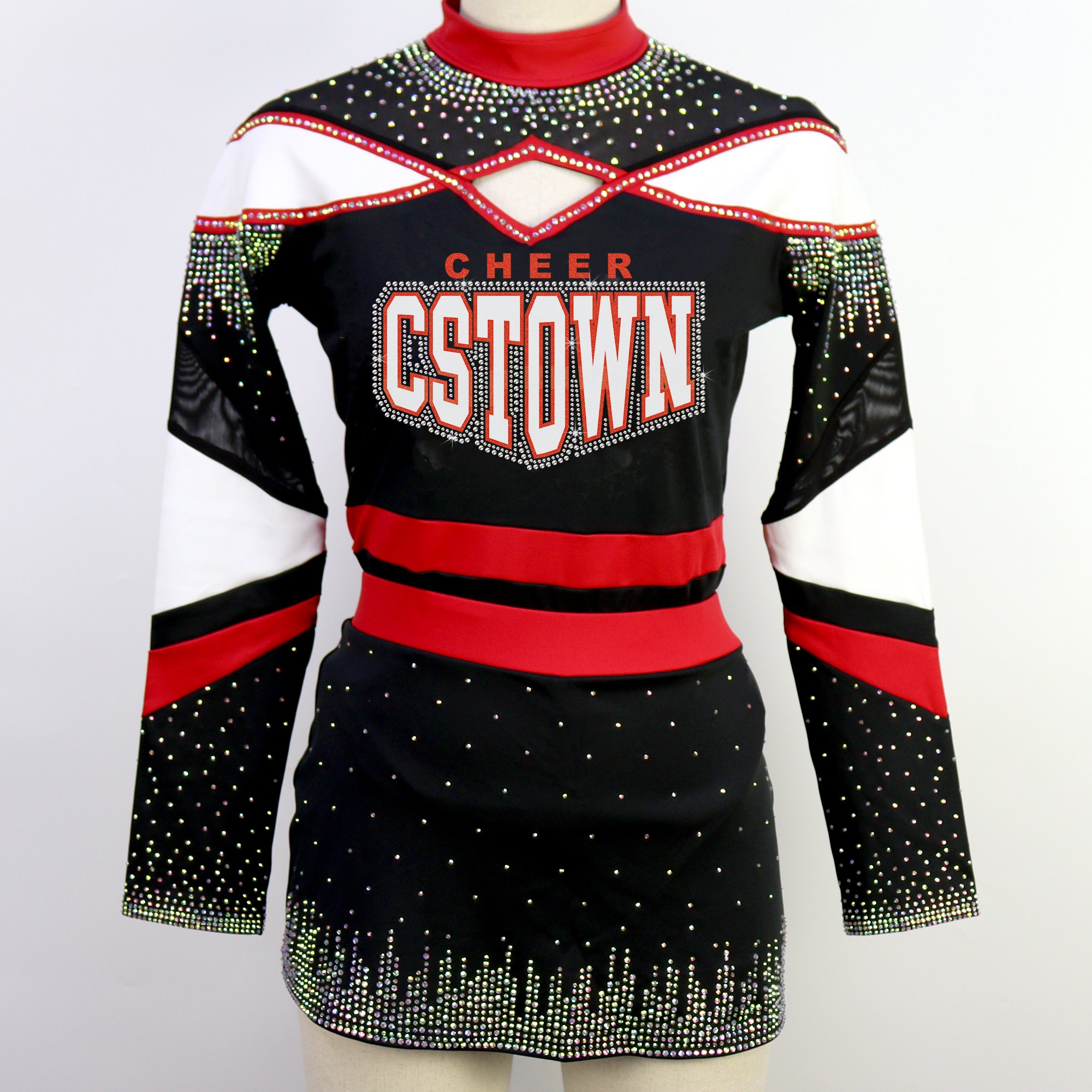 Custom Youth Cheer Set High Quality Two Pieces Cheer Set For Children