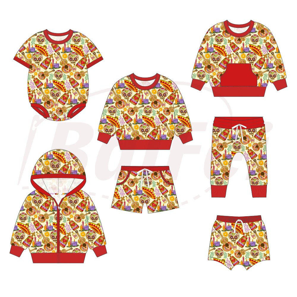 Organic cotton children shorts set toddler clothing top and shorts kids clothing long sleeves baby clothing sets