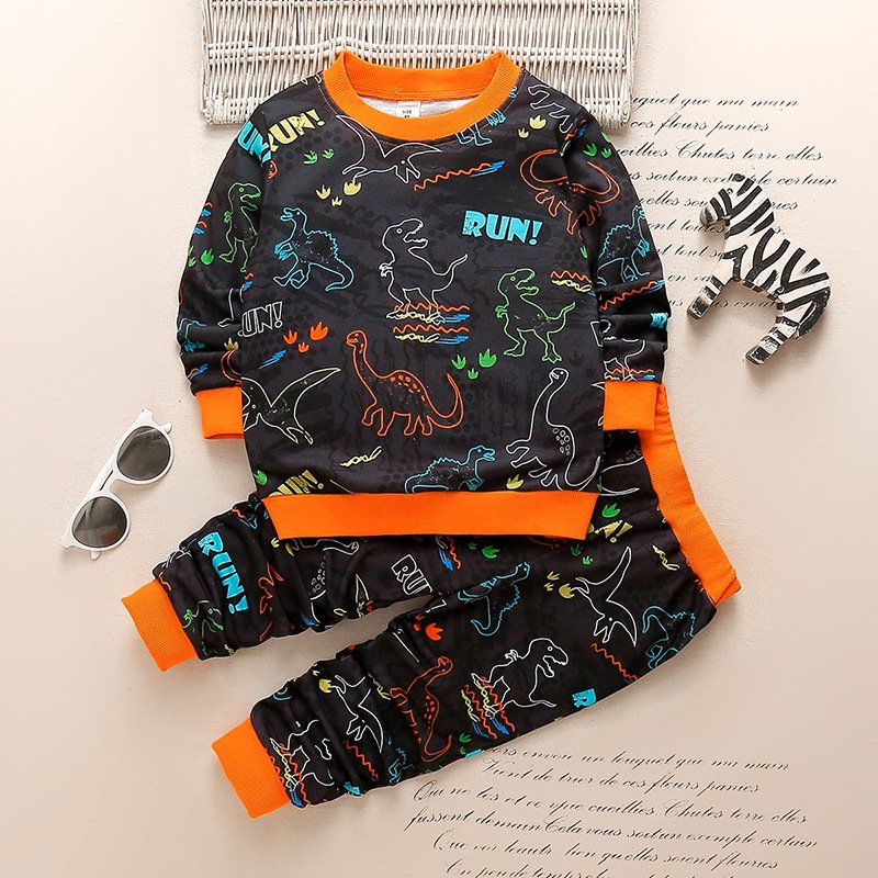 New Boys clothes sport suit casual boys clothing sets 2022 autumn letter two pieces children clothing set kids tracksuit clothes