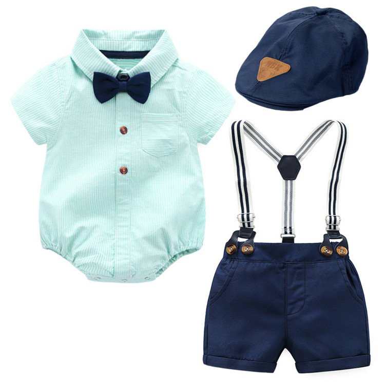 Baby Boy Clothes with Hat Formal Clothing Outfit baby boy gentleman clothes New Born Suits 0- 24 M