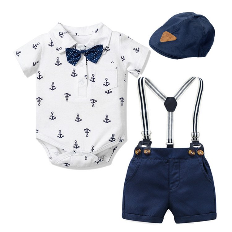 Baby Boy Clothes with Hat Formal Clothing Outfit baby boy gentleman clothes New Born Suits 0- 24 M