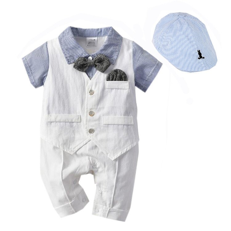 Baby Boy Clothes with Hat Formal Clothing Outfit baby boy gentleman clothes New Born Suits 0- 24 M