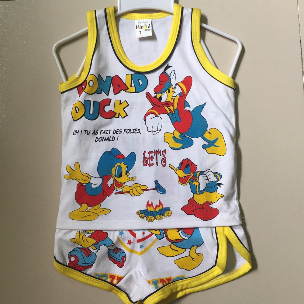 High Quality Boys Casual Suits Cartoon Kids Set Made In Vietnam