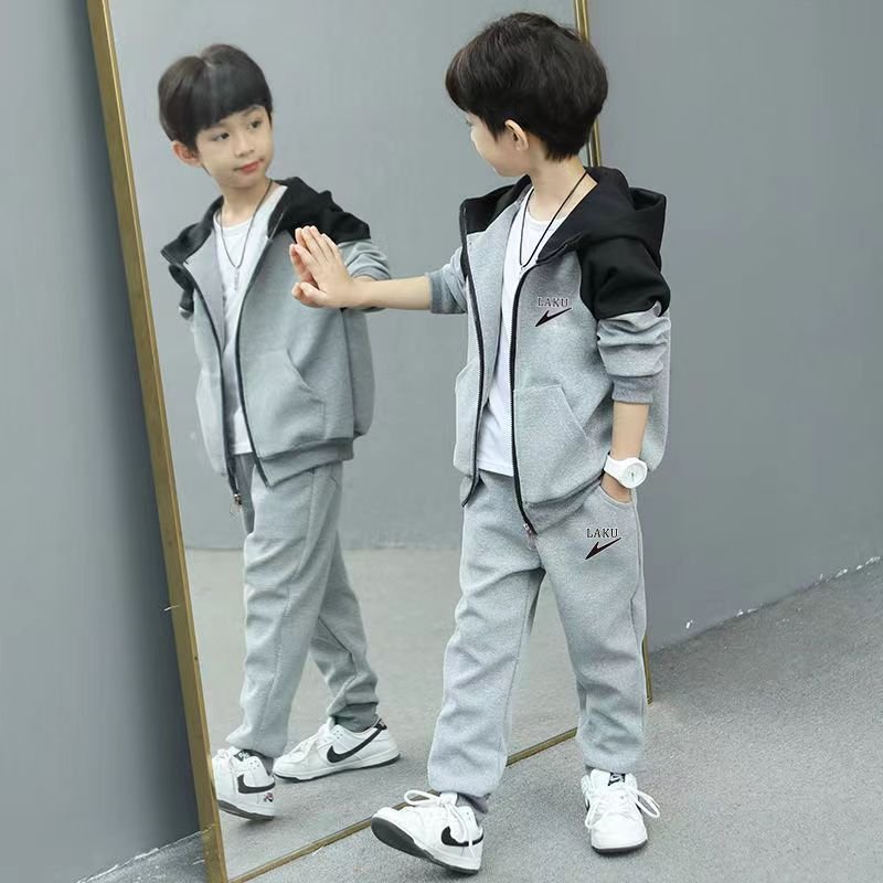 Boys new spring and autumn fashion children's clothing set