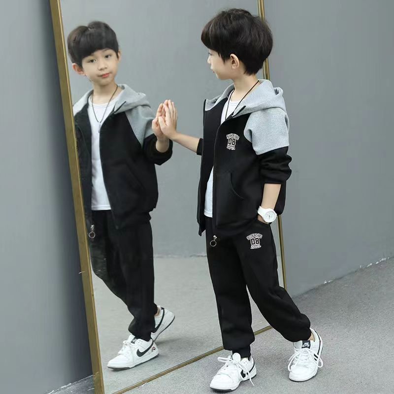 Boys new spring and autumn fashion children's clothing set