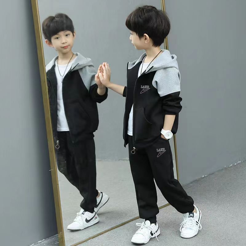Boys new spring and autumn fashion children's clothing set