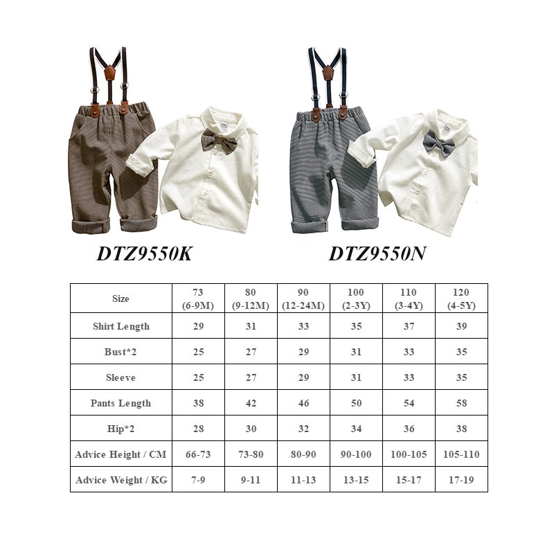 wholesale kids clothes set baby boys gentleman outfits overalls suits infant woven cotton toddler clothing sets