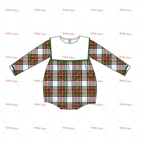2024 romper set sibling matching outfits baby boys clothes overalls Christmas tartan dresses for girls