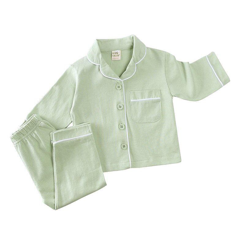 New design Pyjamas Clothes Loungewear kids pajama set Children Girls Sleepwear Custom Logo Cotton pajamas kids