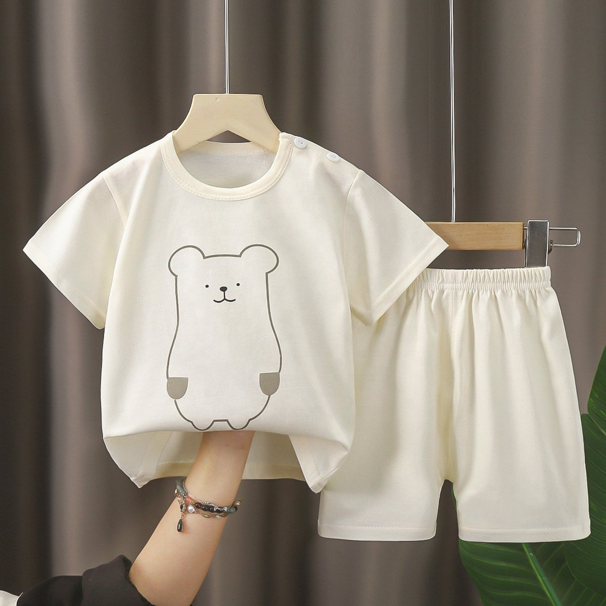Summer Cotton Baby Clothing Set children's Solid Kids Casual Sports t-shirt shorts suit Short Sleeve Pants girls Toddler Outfits