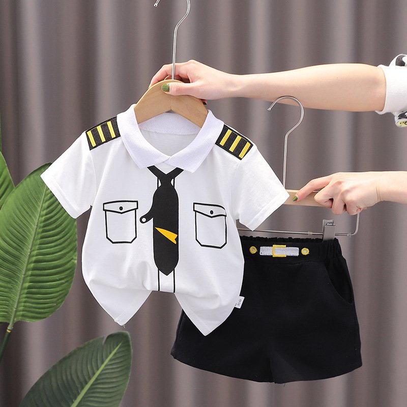 Custom Children Clothing Set Cotton Baby Boy New Born Baby Clothes Sets 0-3 Months For Boy