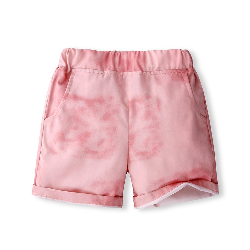 Wholesale 2024 New Children's Summer Set Boys Short Sleeve Shirt Shorts Children's Clothing