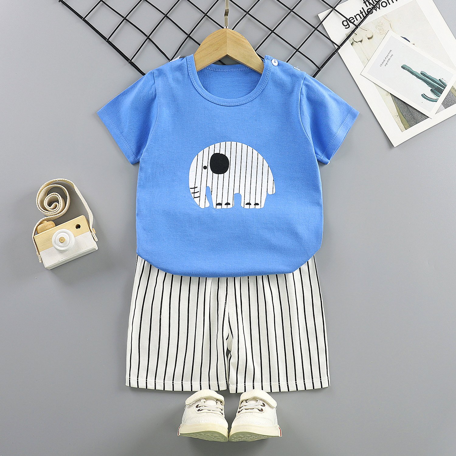 Boys Clothings Sets Baby boutique 2 Pcs Short Sleeve Clothes Set Summer Baby Clothings