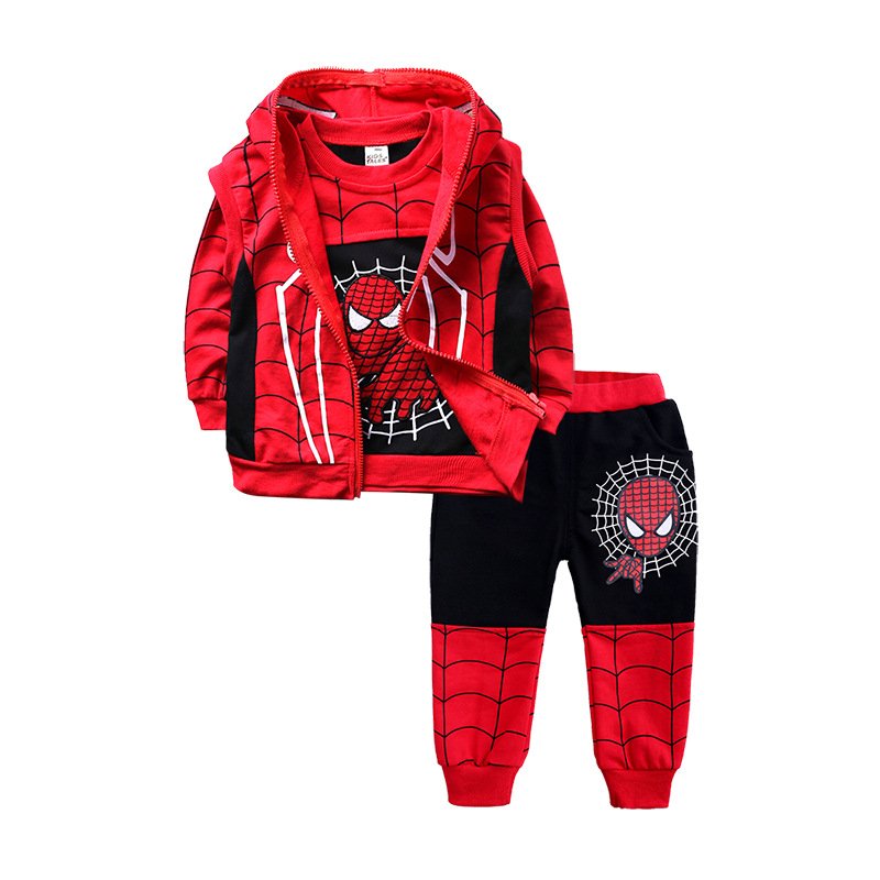 Boys Clothing Sets Spider Hero Costume Kids Tracksuits Children Sports Clothes Cosplay Hoodie Track Suit Sweat Pants