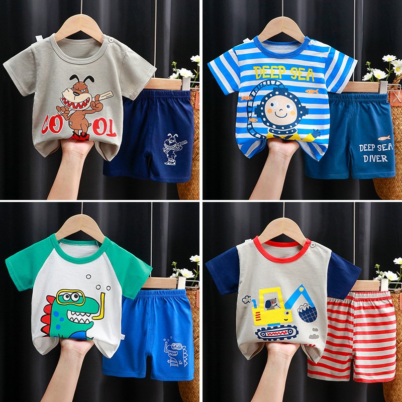 Wholesale Comfortable Baby Boys Clothing Sets Baby Clothes Sets Unisex Boys Kids Clothing Sets