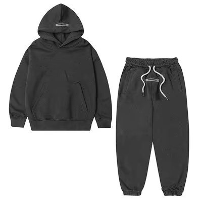 Boys clothing set Kids clothing spring autumn fashion heavy cotton hoodie pants children joggers baby boy winter clothes