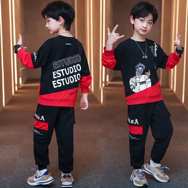 Kids clothes boys' clothing set 2024 new spring and autumn style children's clothes