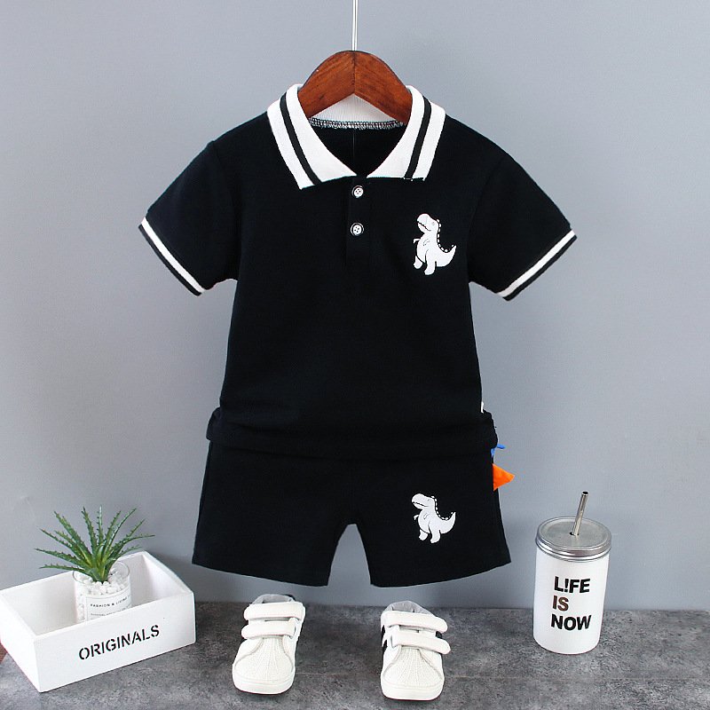 Summer Boy's Clothing Short Sleeve Cotton Kids Clothes 0-5Years Boys Clothes Wholesale Children Clothing Sets Two-pieces Set