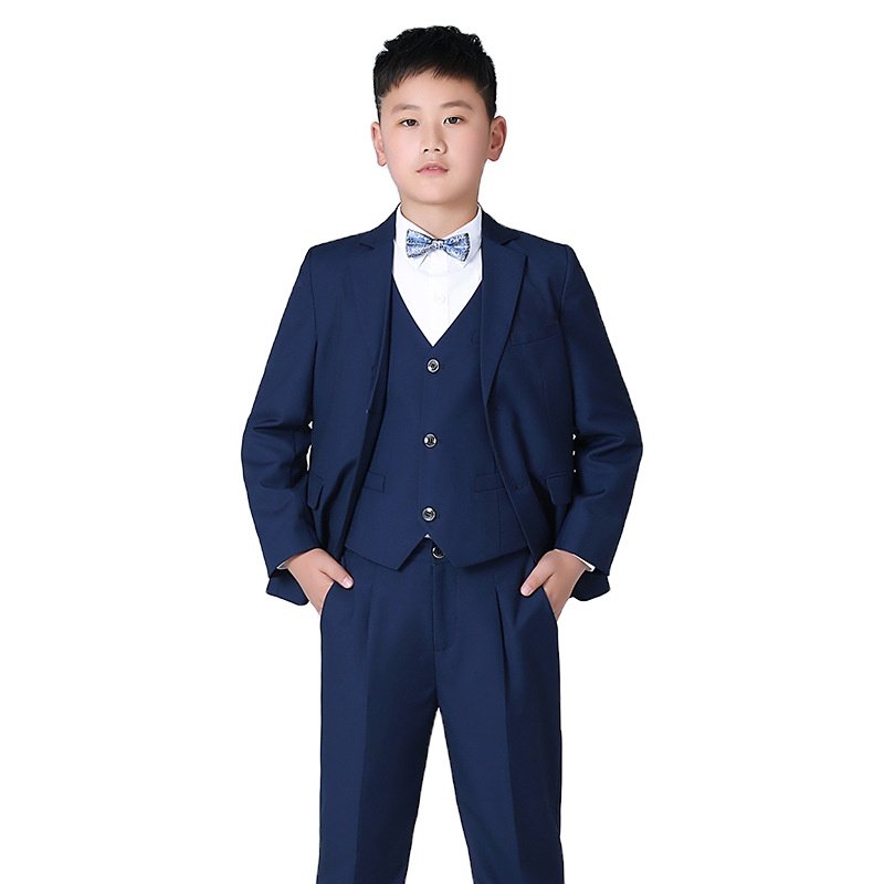 Custom Baby Formal Suit For Boys Frock Suit For Children Boys Tuxedo Suit Wedding Dress