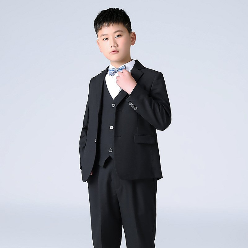 Custom Baby Formal Suit For Boys Frock Suit For Children Boys Tuxedo Suit Wedding Dress