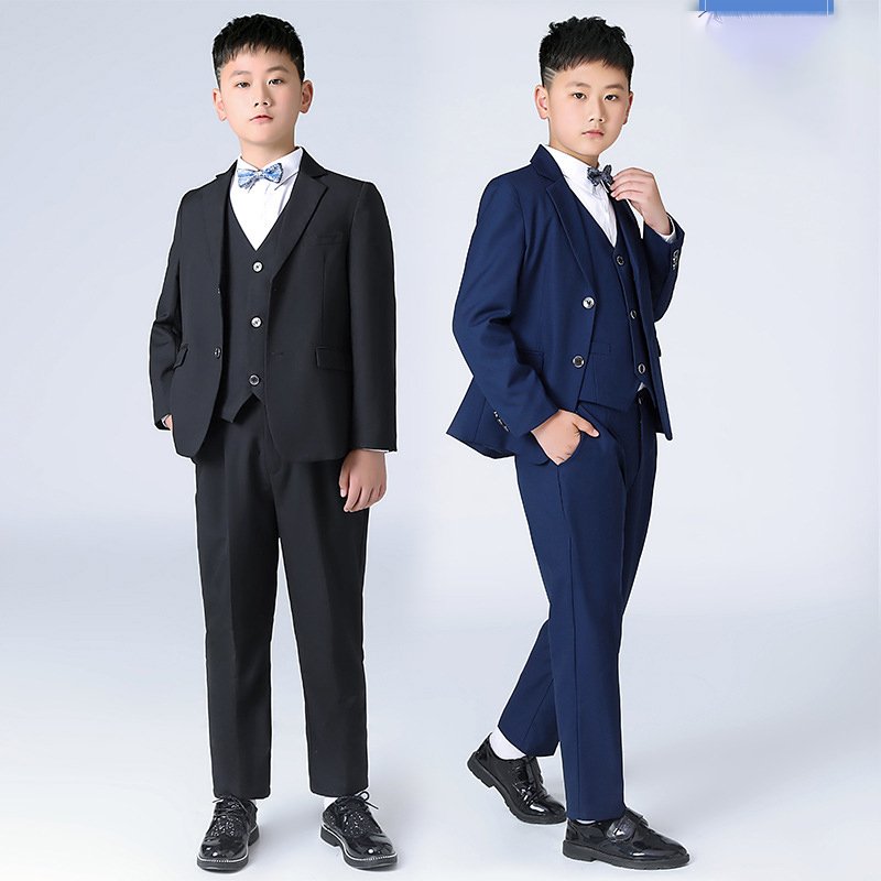 Custom Baby Formal Suit For Boys Frock Suit For Children Boys Tuxedo Suit Wedding Dress
