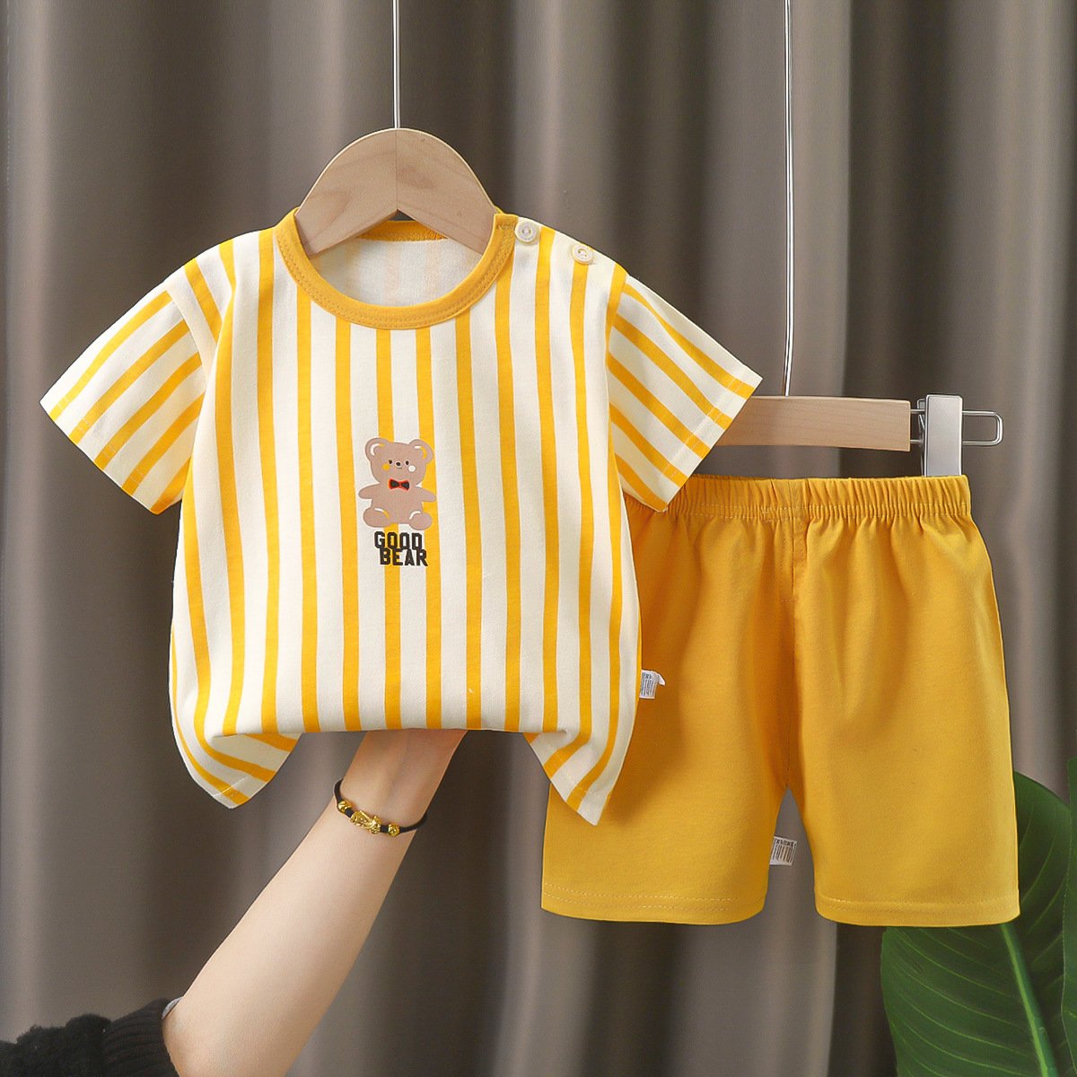 Children's Short Sleeve Outfit Boys Summer 3-5 Years Clothing Suit Baby Girl T-shirt Shorts Cotton Clothes Sets for Toddler Kids