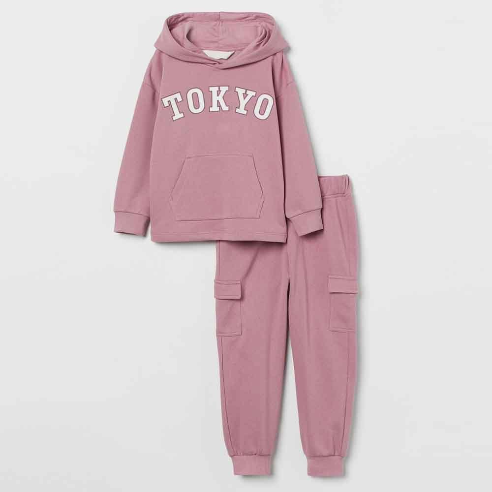 Custom Children 2 Piece Girls Clothing Sets Hooded Tracksuit For Girls / New Fashion Long Sleeve Sport Suit Kids Tracksuit 2025