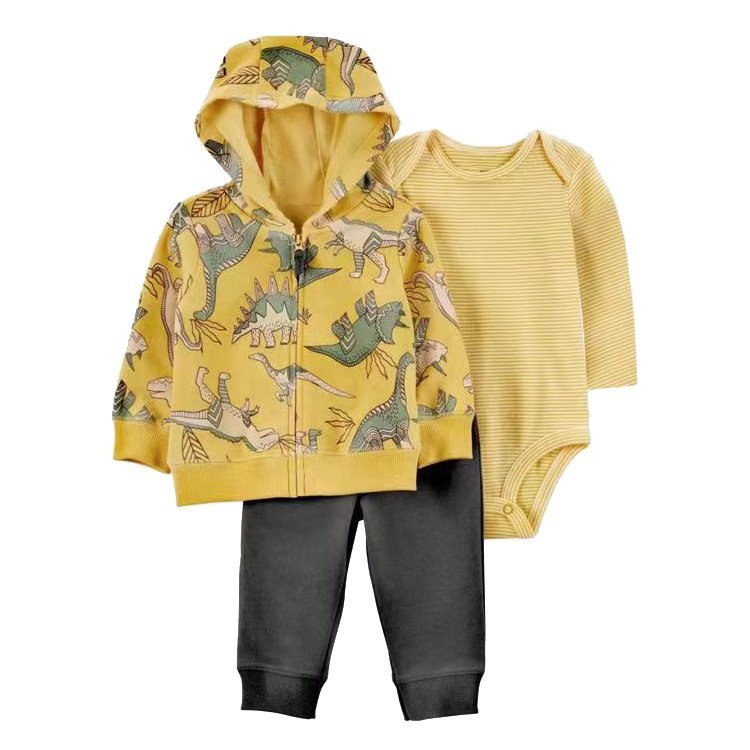 baby clothes autumn winter hooded sweatsuit long sleeve romper pants toddler boys clothing sets
