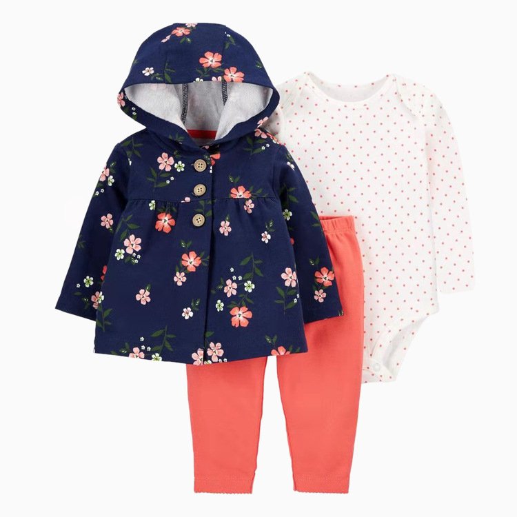 baby clothes autumn winter hooded sweatsuit long sleeve romper pants toddler boys clothing sets