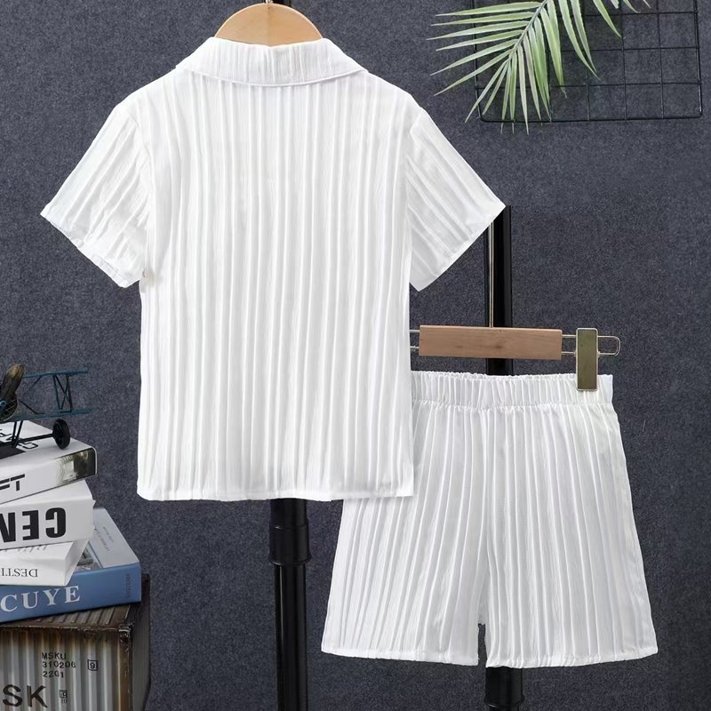 Summer Boutique 3 4 5 6 7 Year Old Children Shirts Suit Fashion Boy Child Clothes Kids Wear Wholesale Toddler Boys Clothing Sets
