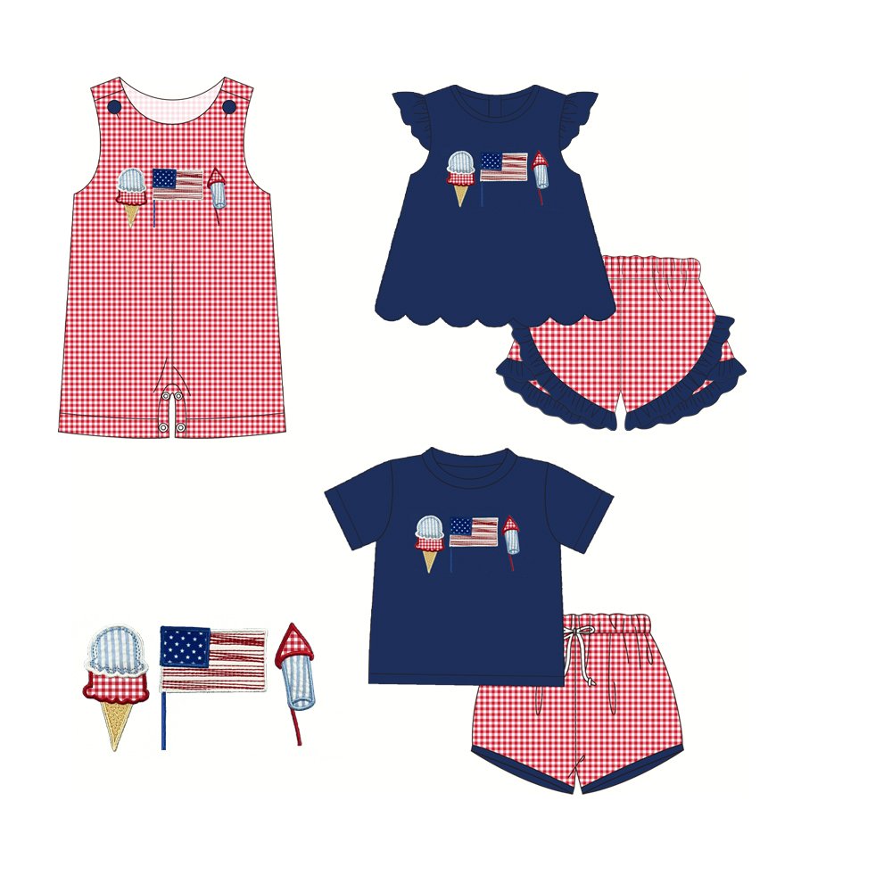 Hot sale boutique custom applique for baby boys clothing set knit clothing set for baby boys