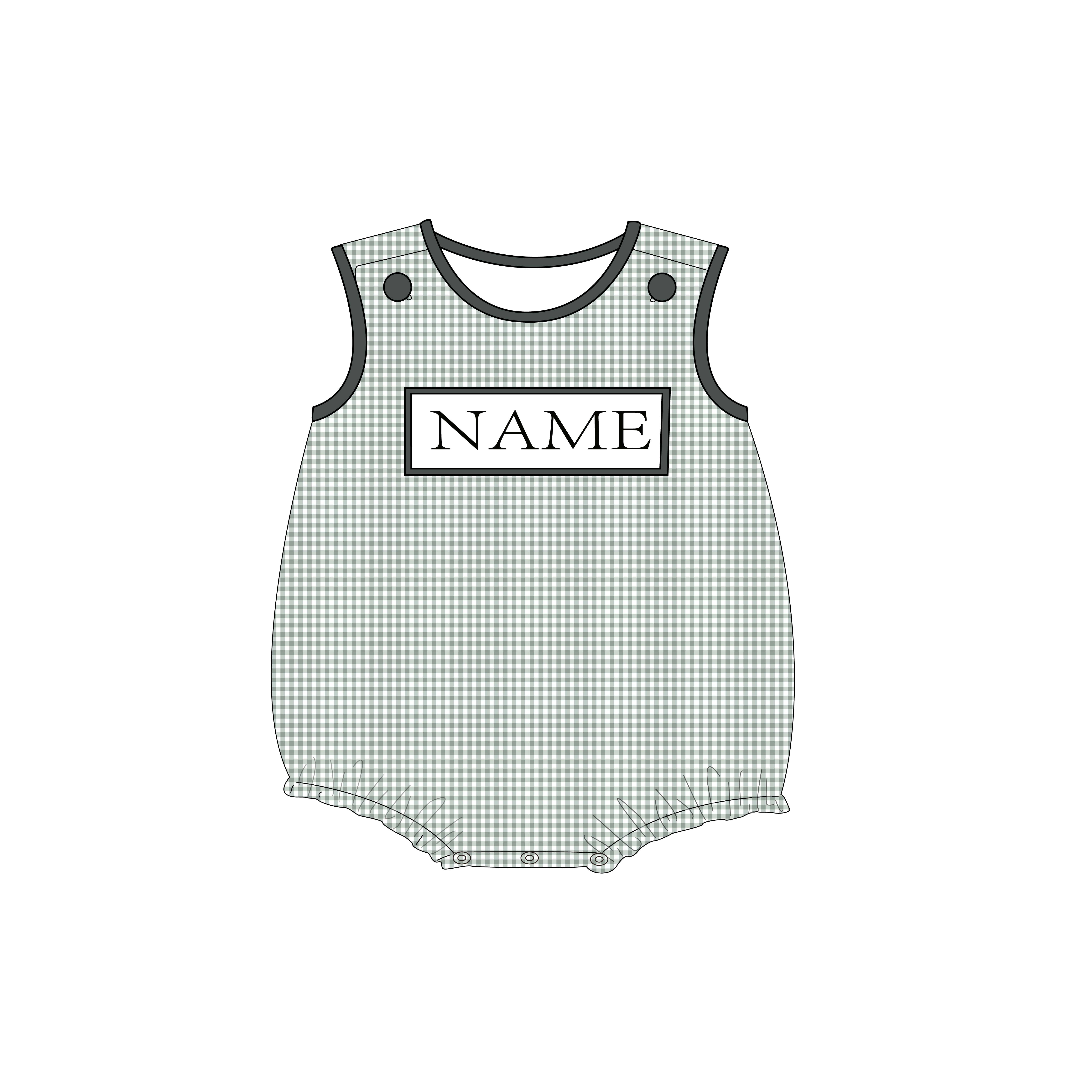 YIHUI Smocked Blue Accent Bubble For Boy OEM ODM in Stock Baby Summer Short Sleeve Wholesale Summer Rompers Boys clothing set
