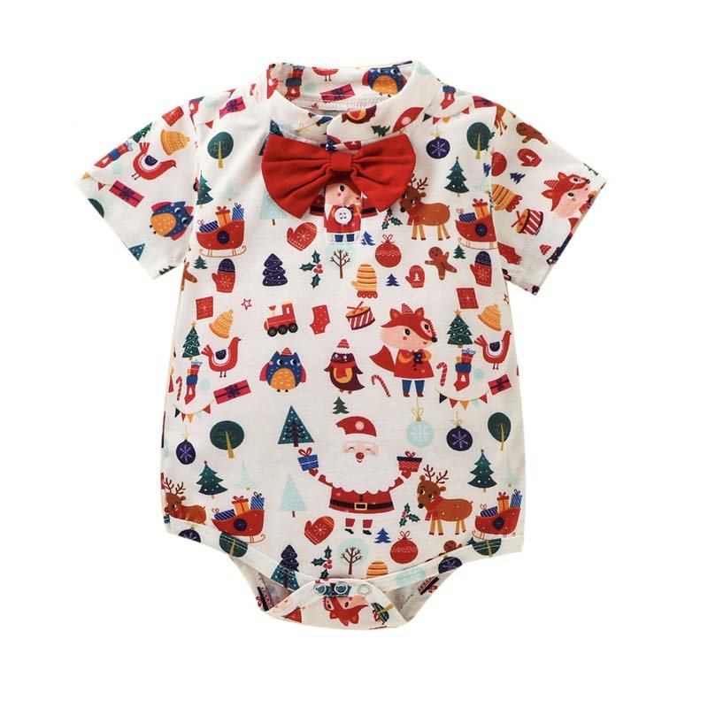 2023 Baby Christmas Outfits My first christmas 0-18M Baby Boys Christmas Outfit KBCS-002