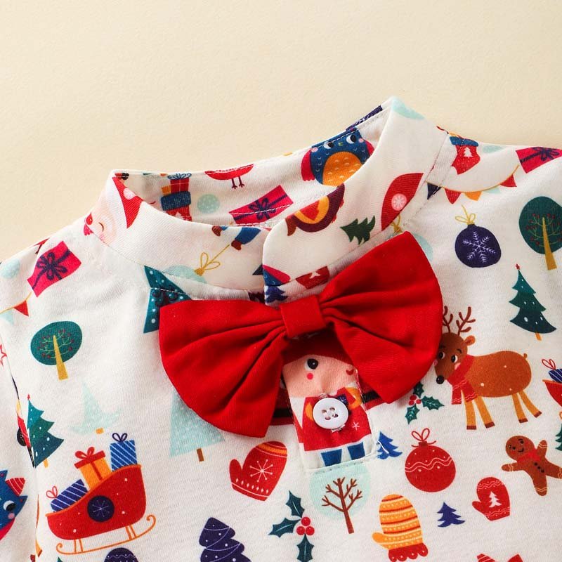 2023 Baby Christmas Outfits My first christmas 0-18M Baby Boys Christmas Outfit KBCS-002