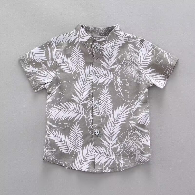 designer special style Summer Boys Infants Shirt set Casual Short Sleeve trendy kids popular clothing