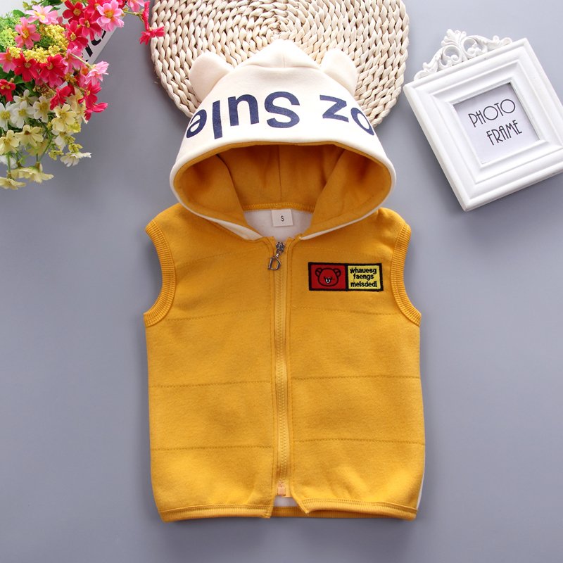 Comfortable casual cute cartoon bear printing spring autumn fall three pieces set boutique children clothes boys 2019