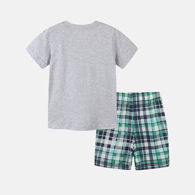 GDTEX Custom Design Breathable Children's clothes suit summer boy clothes Shirt and Pants Children Clothing kid Clothing sets