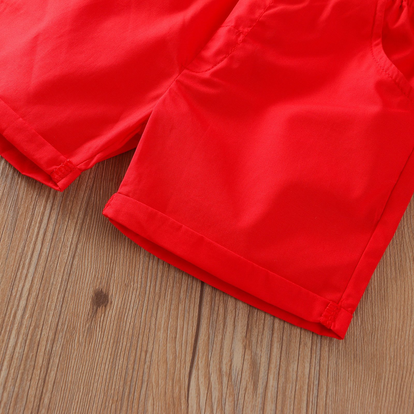 Xmas Festival Clothing Kids Baby Boy Christmas Santa Claus T Shirt Top+Shorts Pants Outfit Boys Gentlemen's Clothes Sets